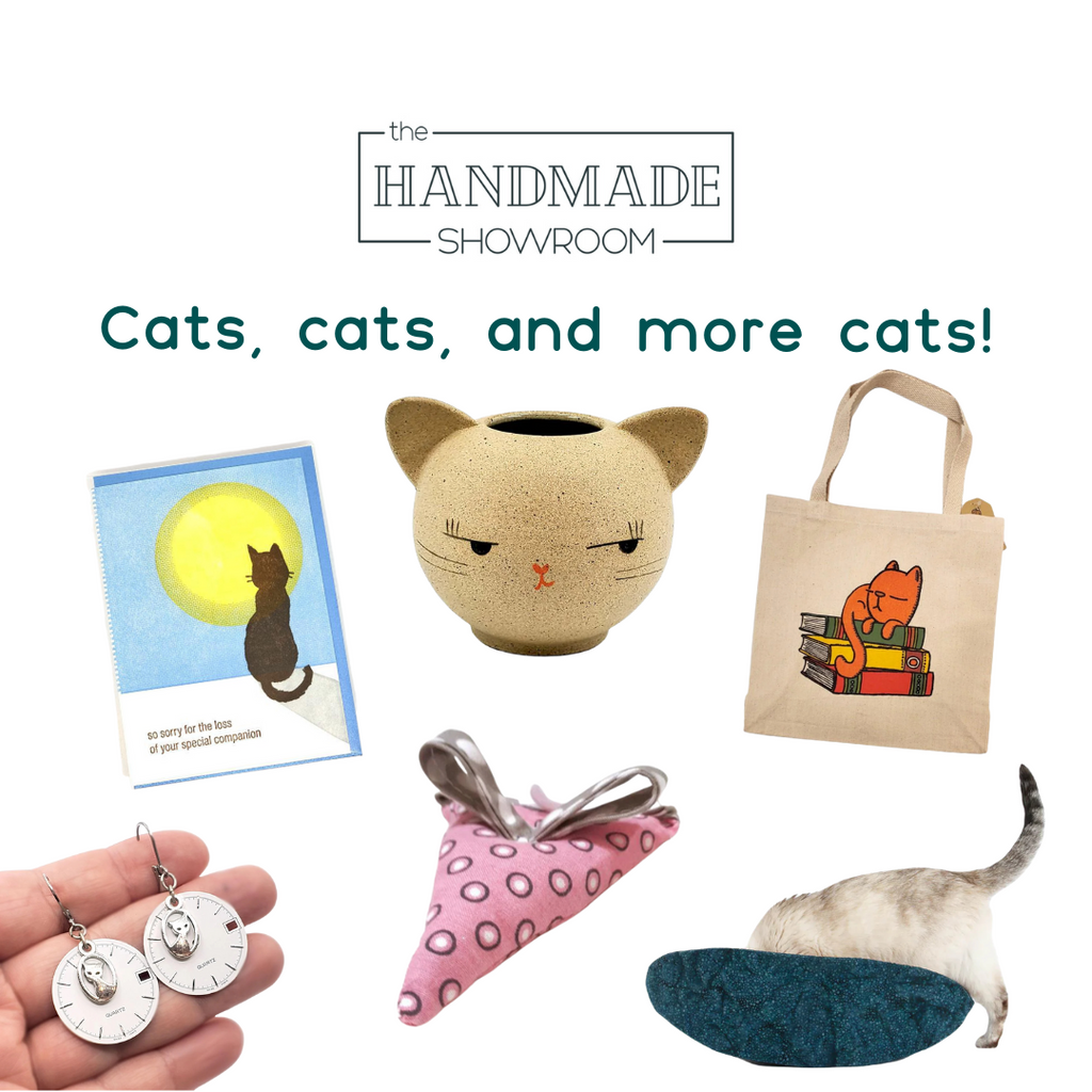 Cats, cats, and more cats The Handmade Showroom