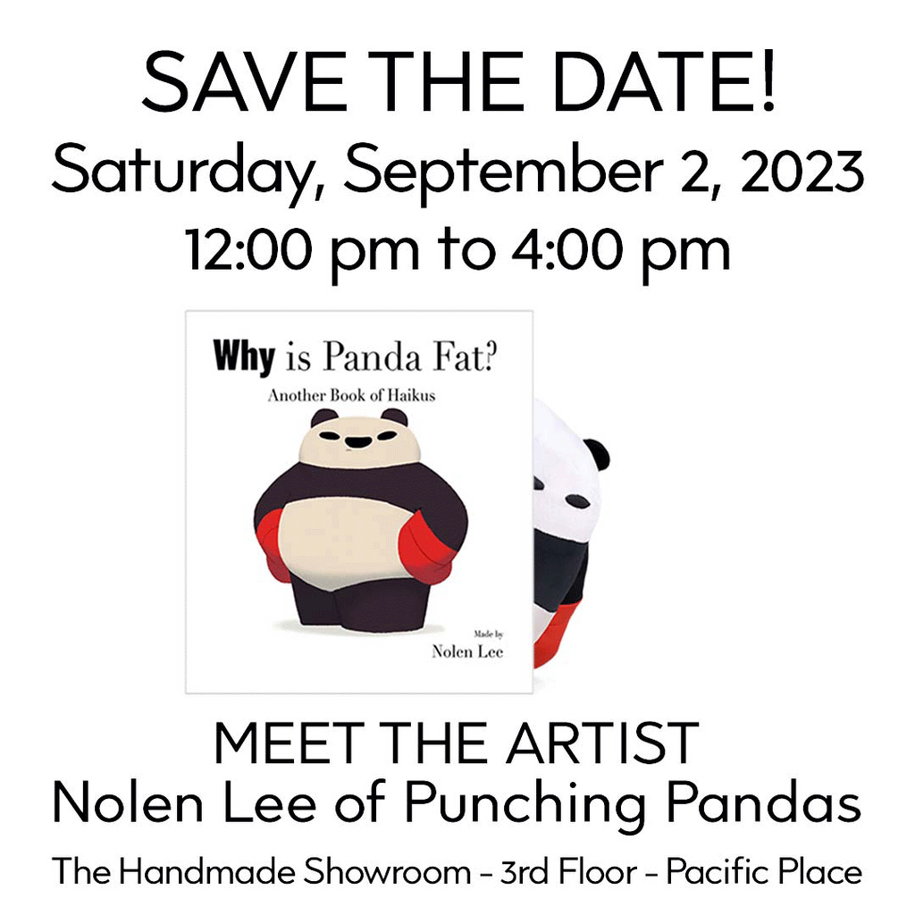 Saturday, Sept. 2, 2023: Book Signing Event with Nolen Lee of Punching Pandas