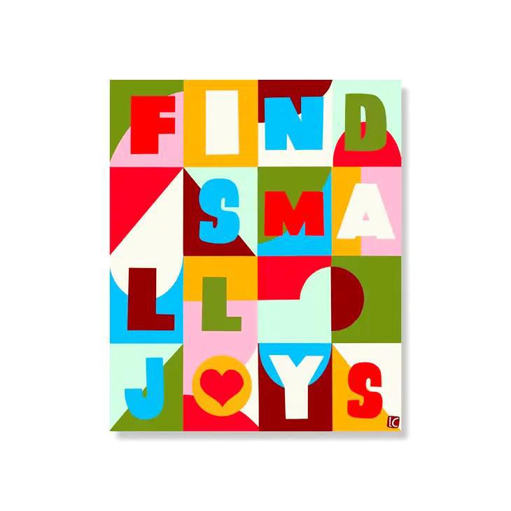 Sticker - Find Small Joys Sticker by Lisa Congdon