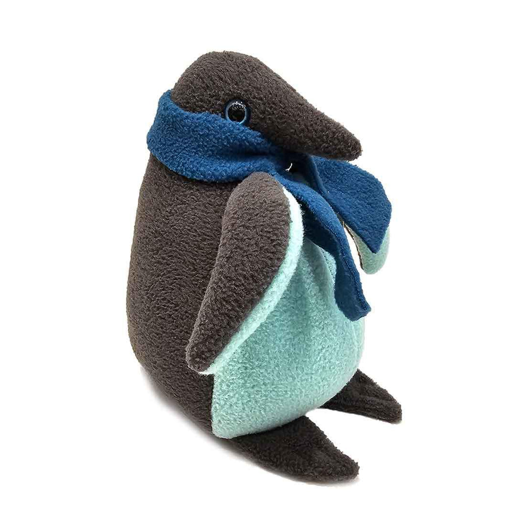 Penguin - Aqua Blue and Gray by Mr. Sogs