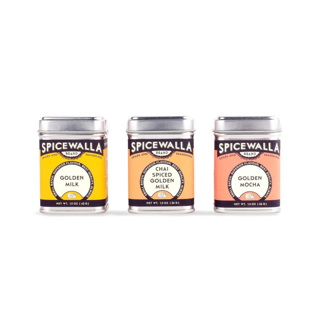 3 Pack  - Golden Milk Collection Small 1.3oz Tins by Spicewalla