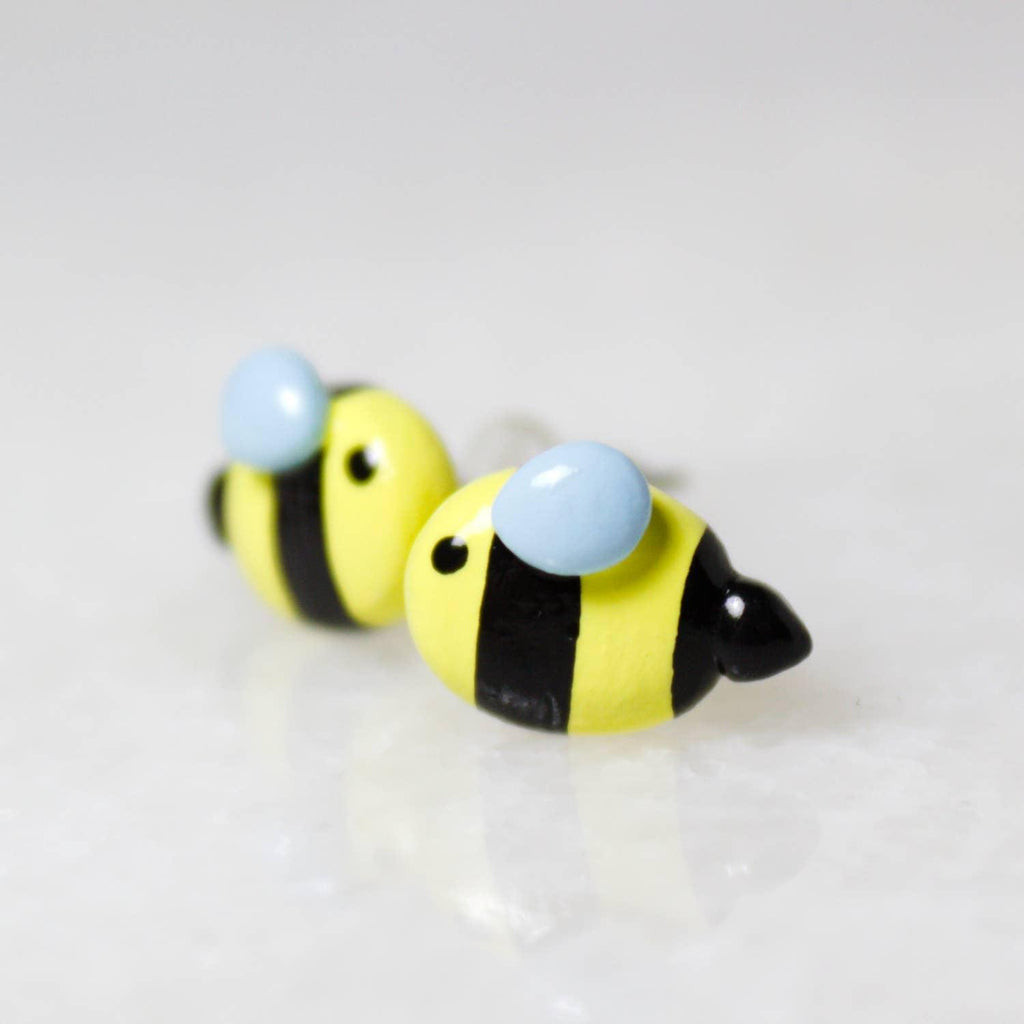 Earrings - Bee Studs by Mariposa Miniatures