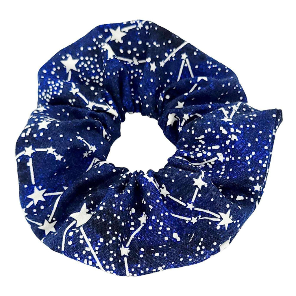 Hair Accessory - Classic Scrunchy in Glowing Constellations by imakecutestuff