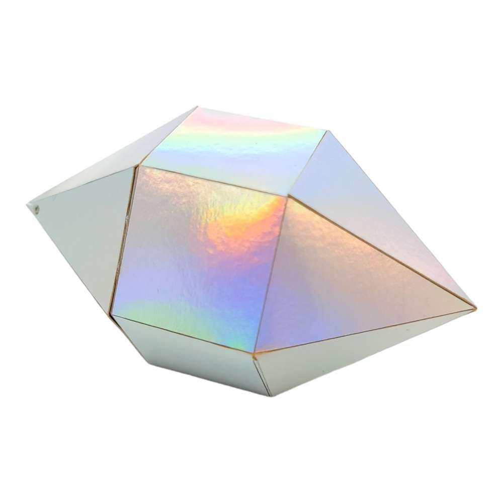 Ornament - Medium Rainbow Gem in Short Simple by Paper and Blade