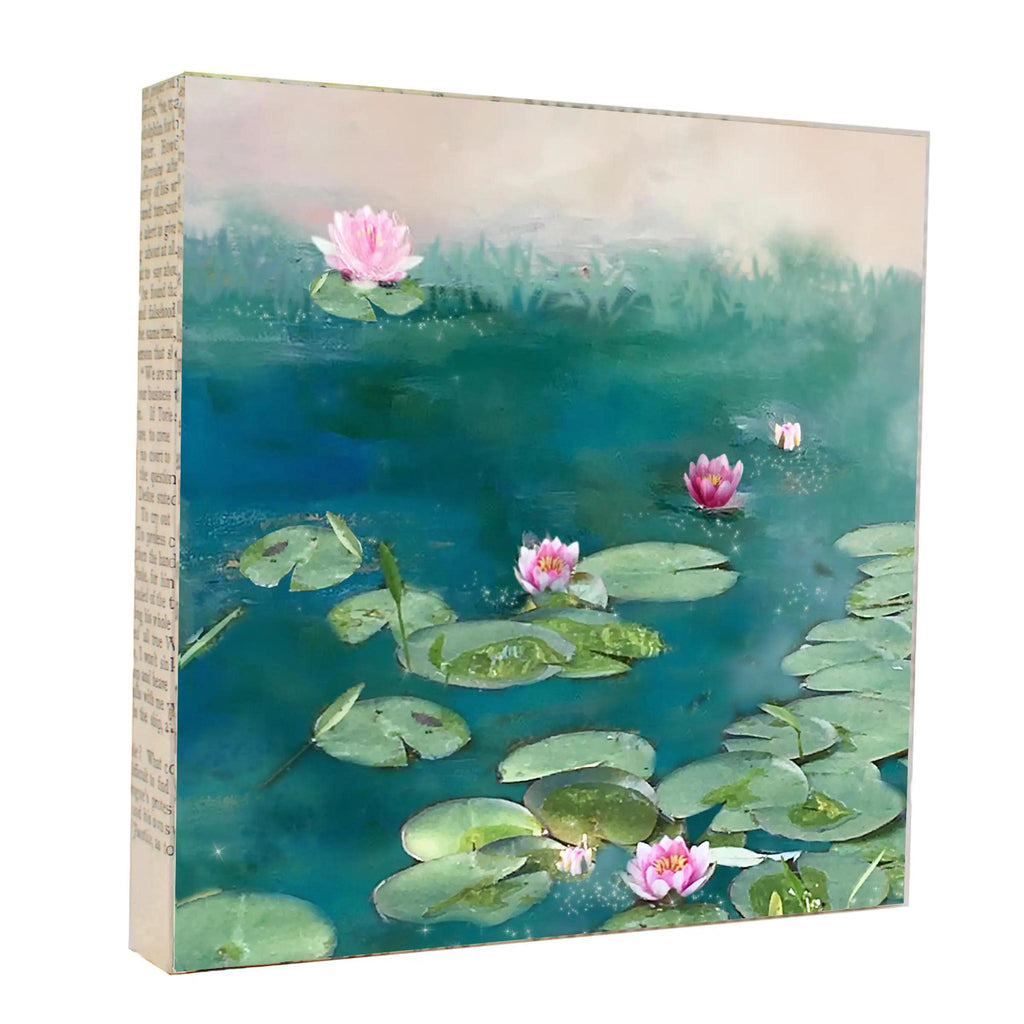 Art Block - Water Lilies by MKC Photography
