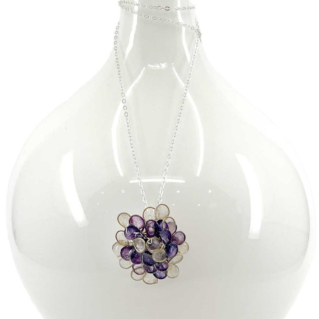 Necklace - Lilac Hydrangea by Verso Jewelry