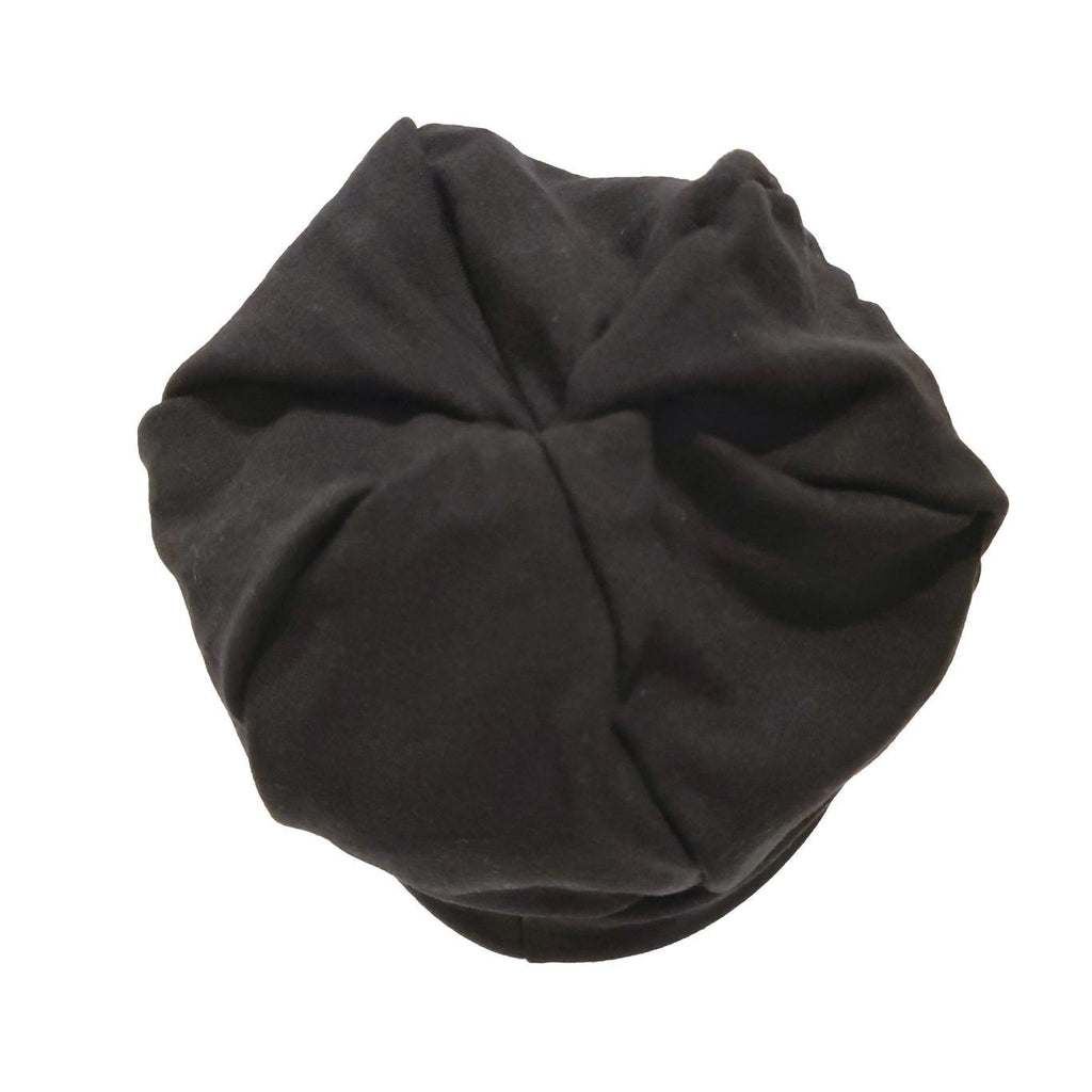 Adult Hat - Organic Fleece Weekender in Solid Black by Hats for Healing