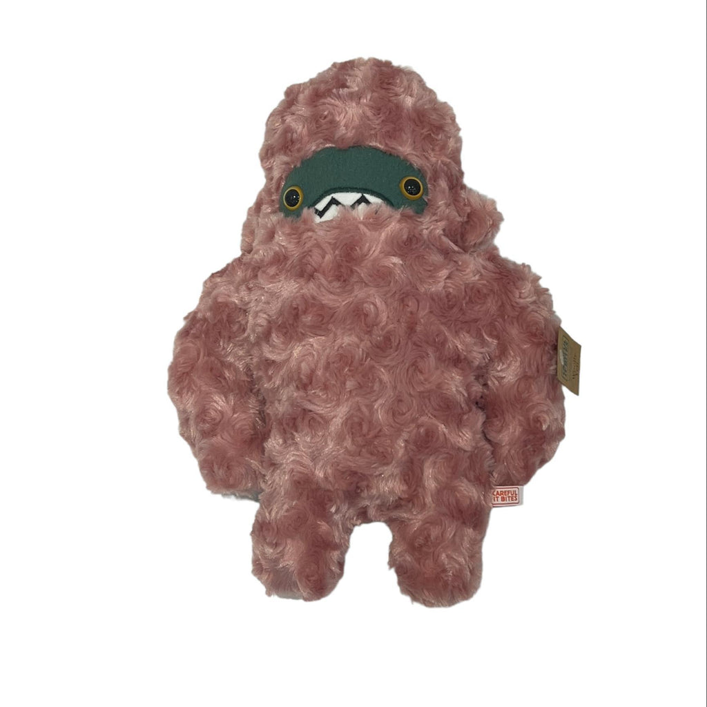 Woolly Yeti - Rose with Green Face and Yellow Eyes by Careful It Bites
