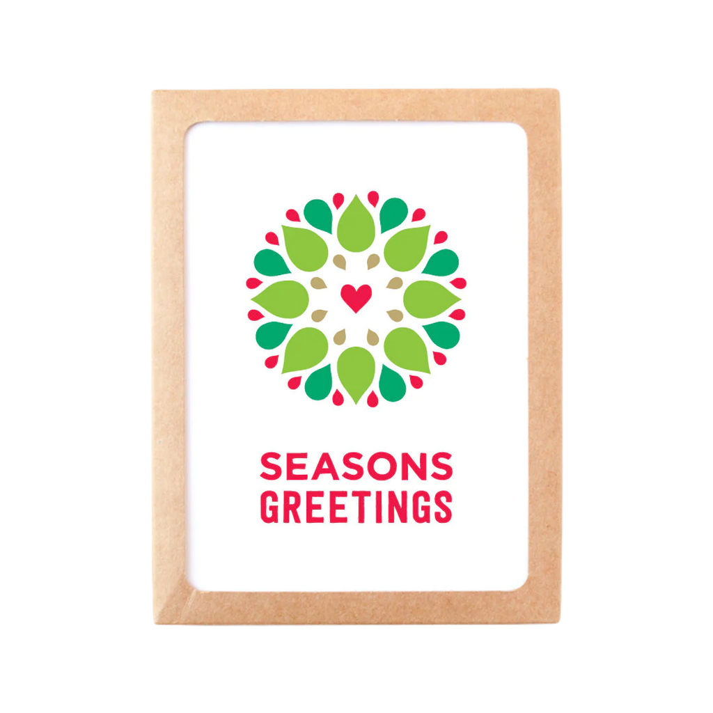 Card Box Set - Holiday - Seasonal Wreath (8) by Graphic Anthology