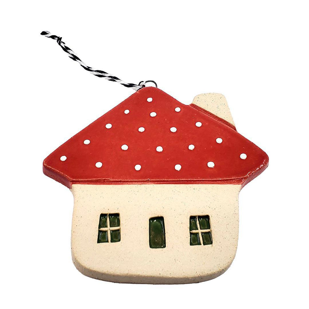 Ornaments - Large Mushroom House by Tasha McKelvey