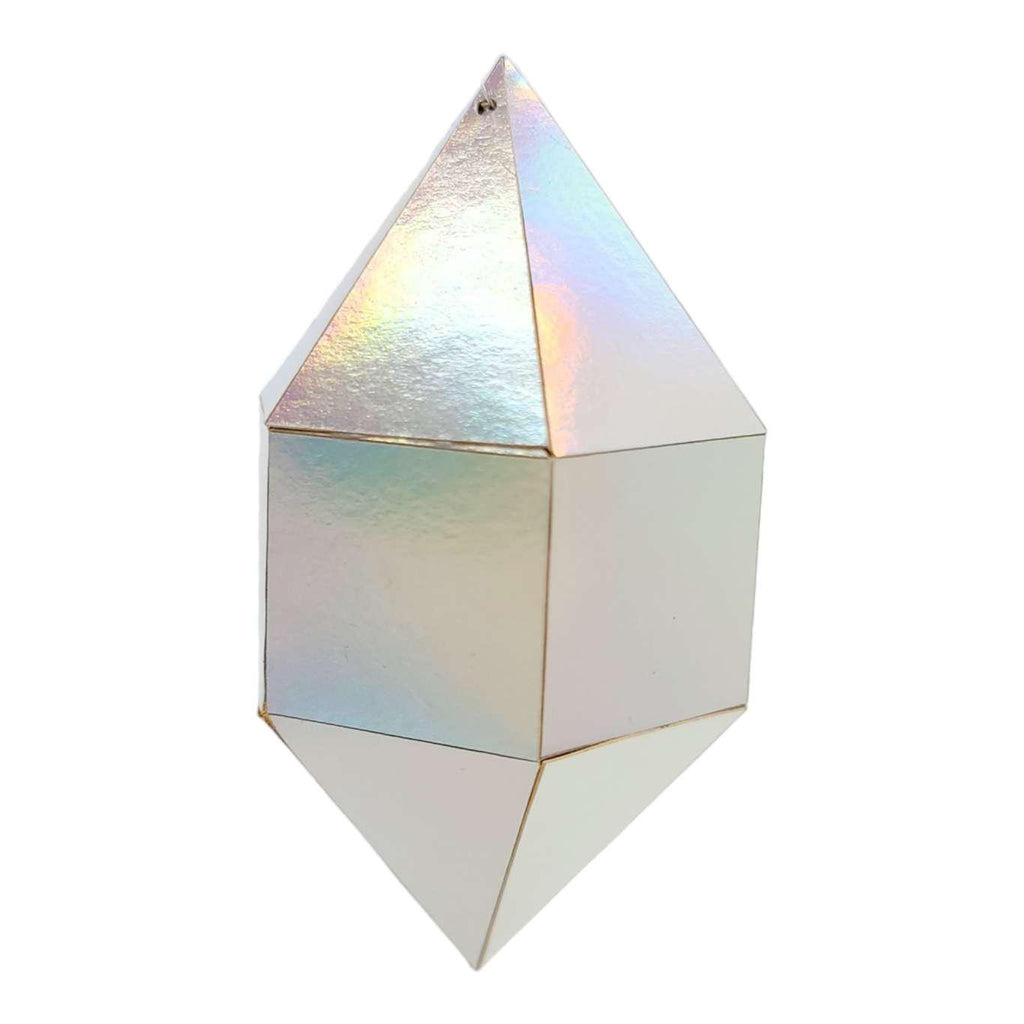 Ornament - Medium Rainbow Gem in Short Simple by Paper and Blade