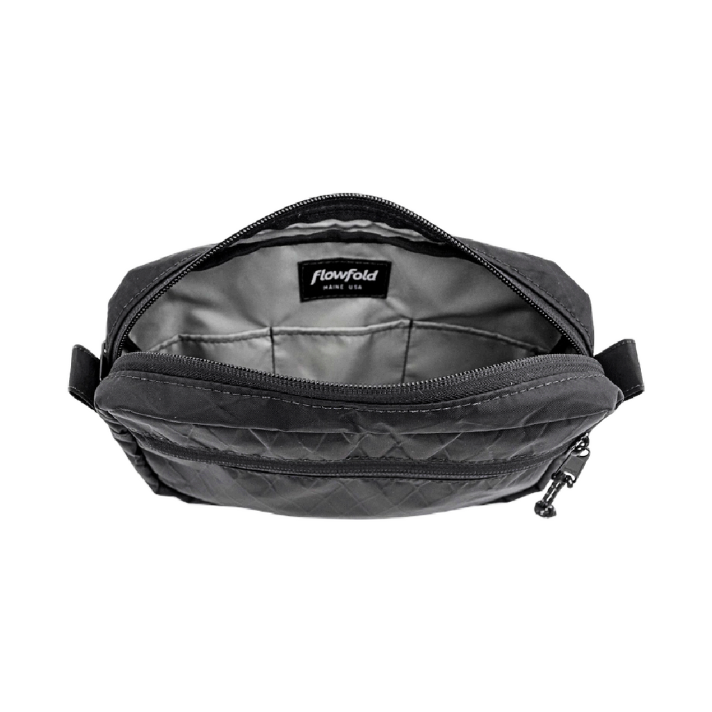 Travel Bag - Rover Zippered Jet Black Travel Bag by Flowfold