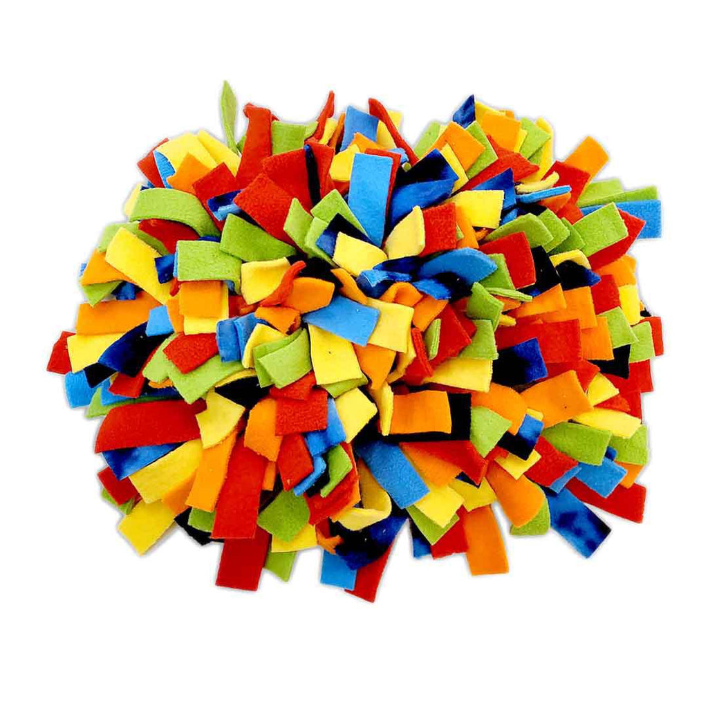 Pet Toy - 9x6 - Tiny Snuffle Mat (Yellow, Orange, Red, Blue) by Superb Snuffles
