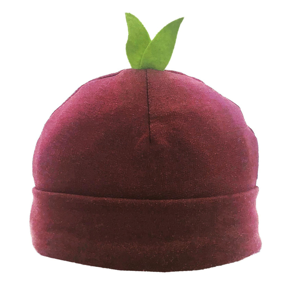 Infant Hat - Eco Sprout Beanie in Berry Pink by Hats for Healing