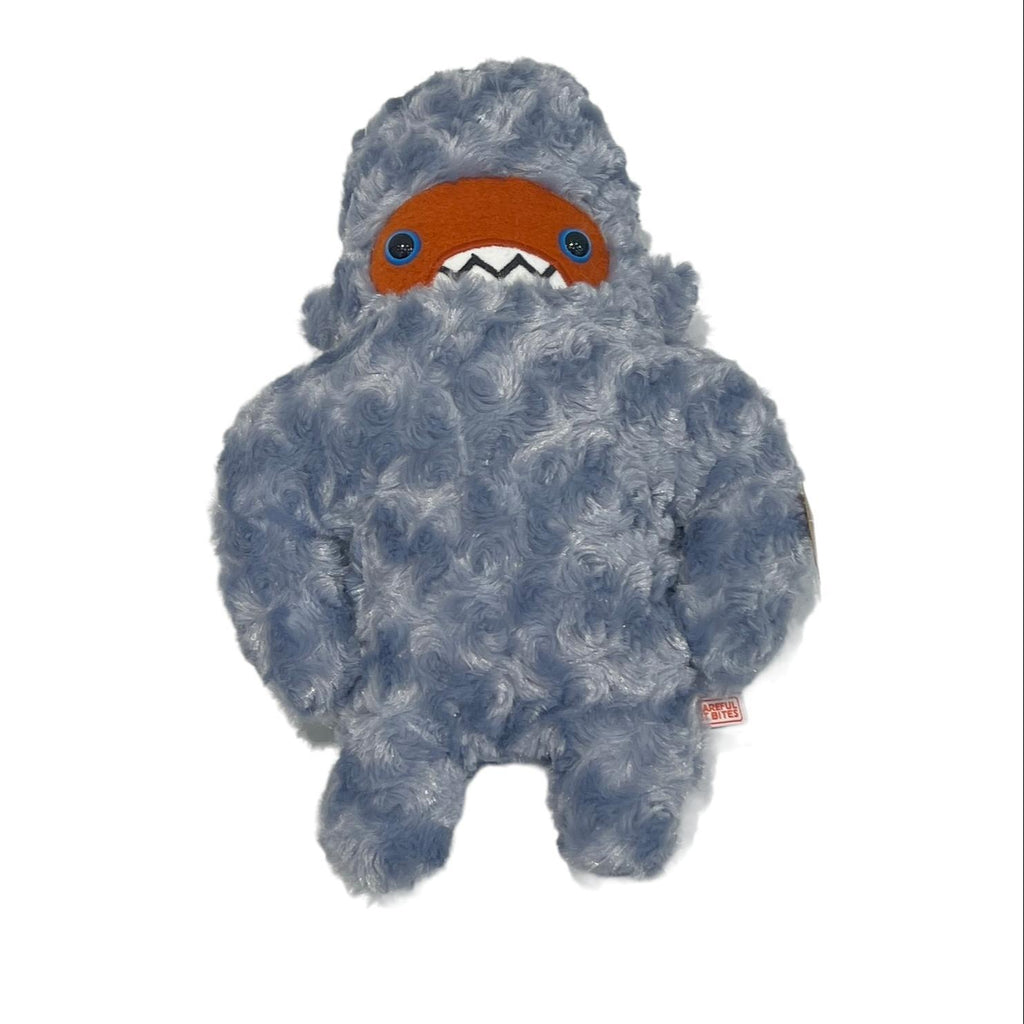 Woolly Yeti - Grey with Brown Face and Blue Eyes by Careful It Bites