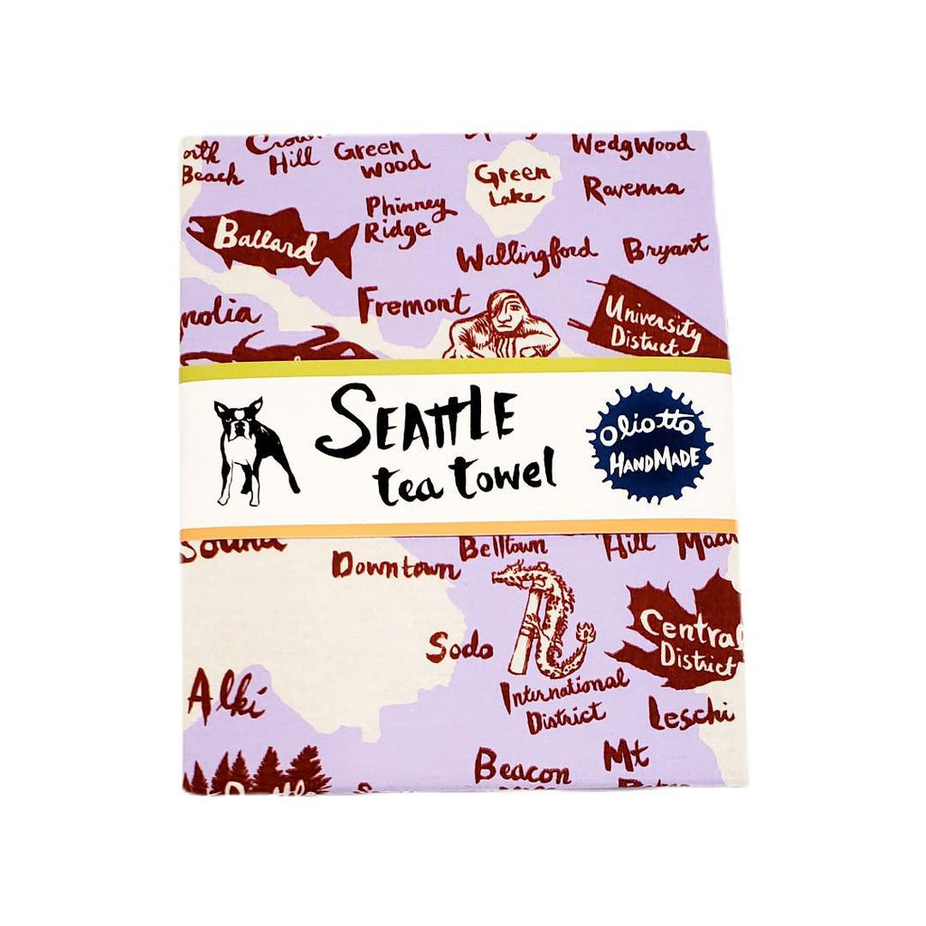 Tea Towels - Seattle (Assorted Colors) by Oliotto