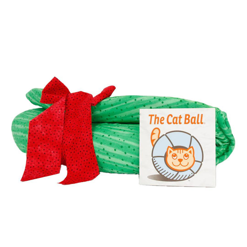 Regular The Cat Ball - Abstract Watermelon with Red Spotted Lining by The Cat Ball