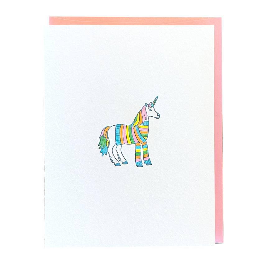 Card - Unicorn Sweater Letterpress by Green Bird Press