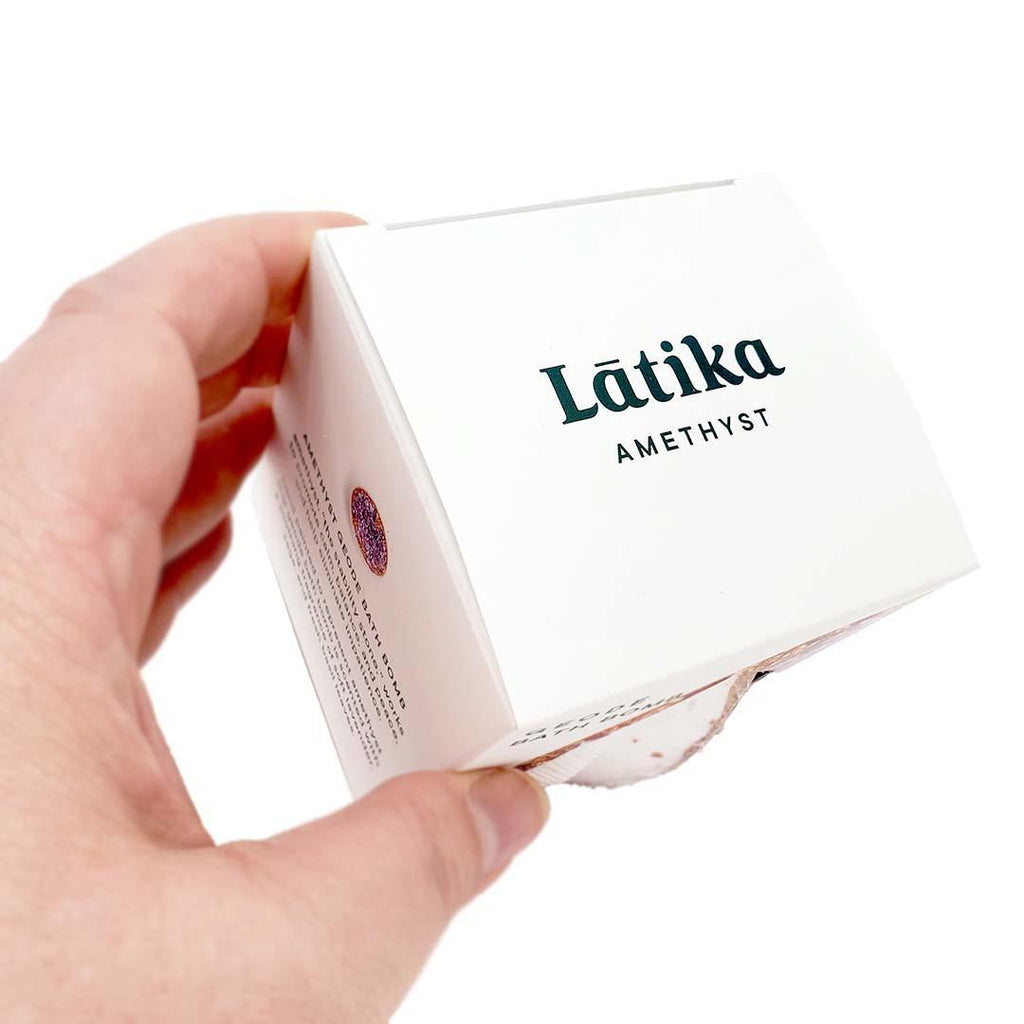 Bath Bomb - Amethyst Geode by Latika Beauty