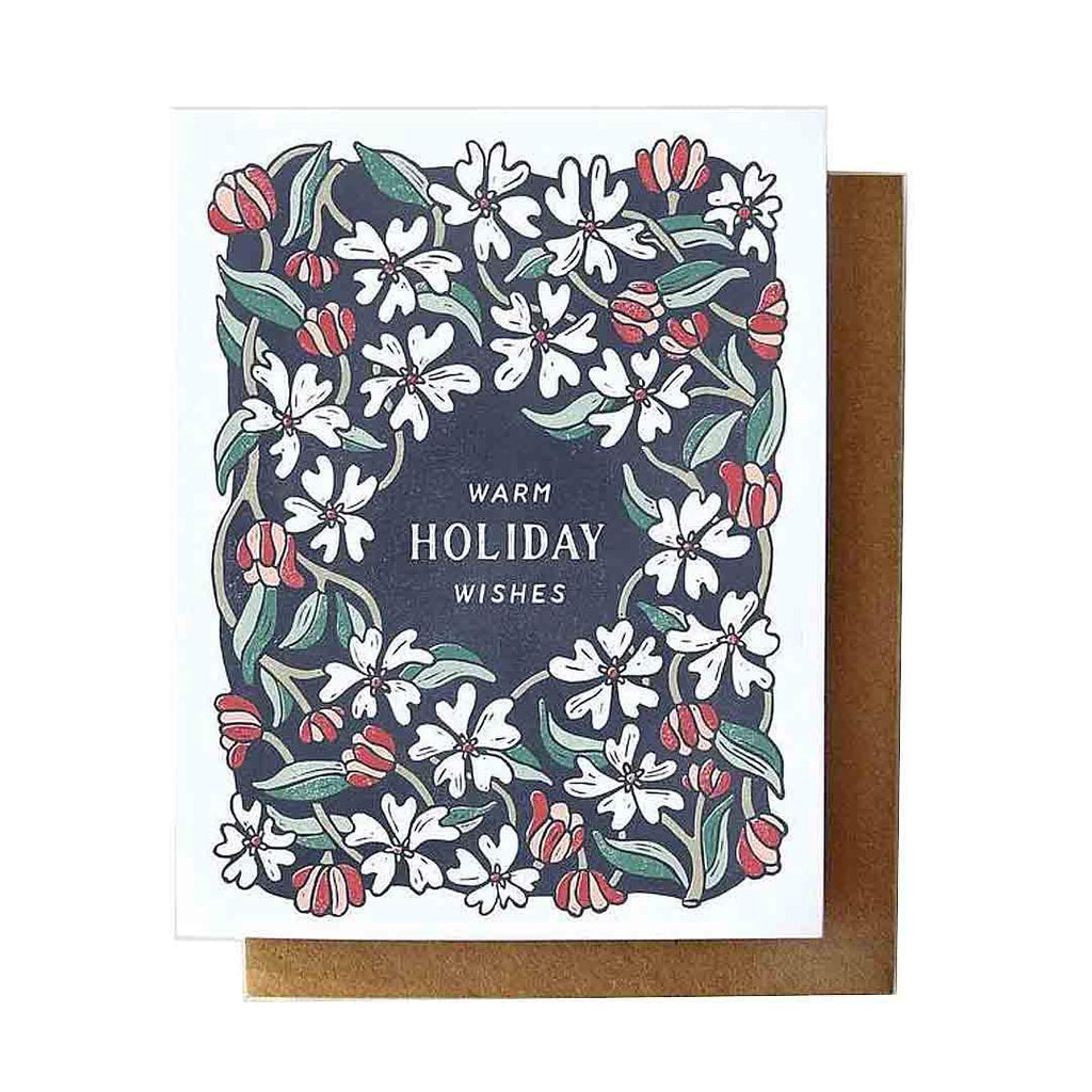 Card - Holiday - Warm Holiday Wishes Root and Branch Paper Co.