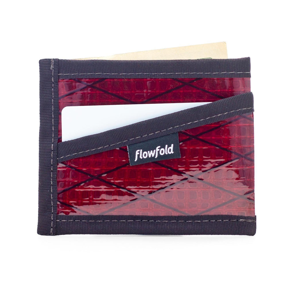 Wallet - Craftsman Three Pocket - Fiery Red - by Flowfold