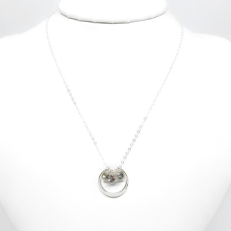 Necklace - Serena Labradorite Sterling Silver by Foamy Wader