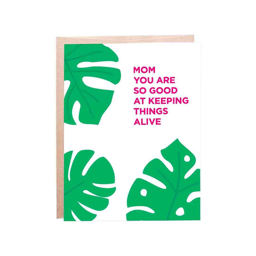 Card - Mother's Day - Monstera by Graphic Anthology