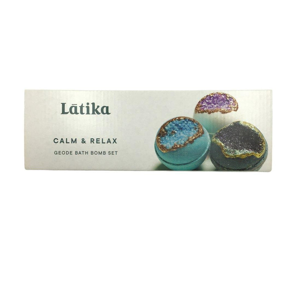 Geode Bath Bomb Set - Calm and Relax by Latika Beauty