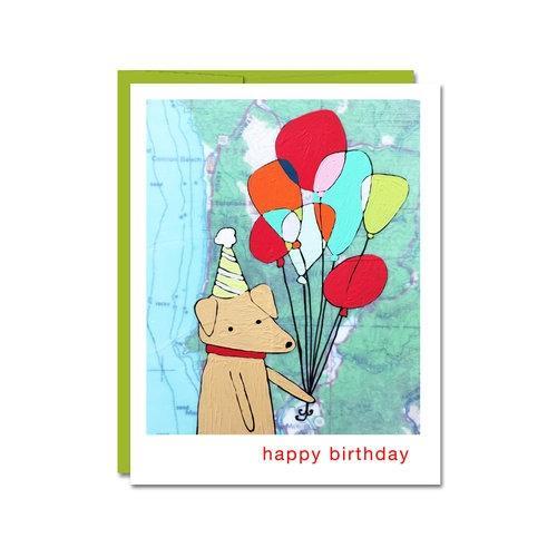 Card - Birthday - Pup by Rachel Austin Art