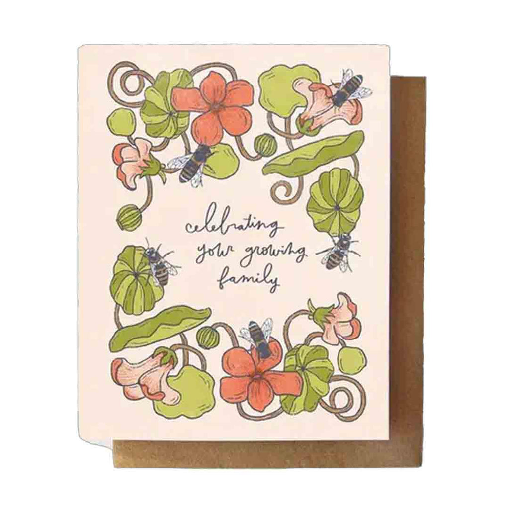 Card - Baby - Celebrating Your Growing Family by Root and Branch Paper Co.