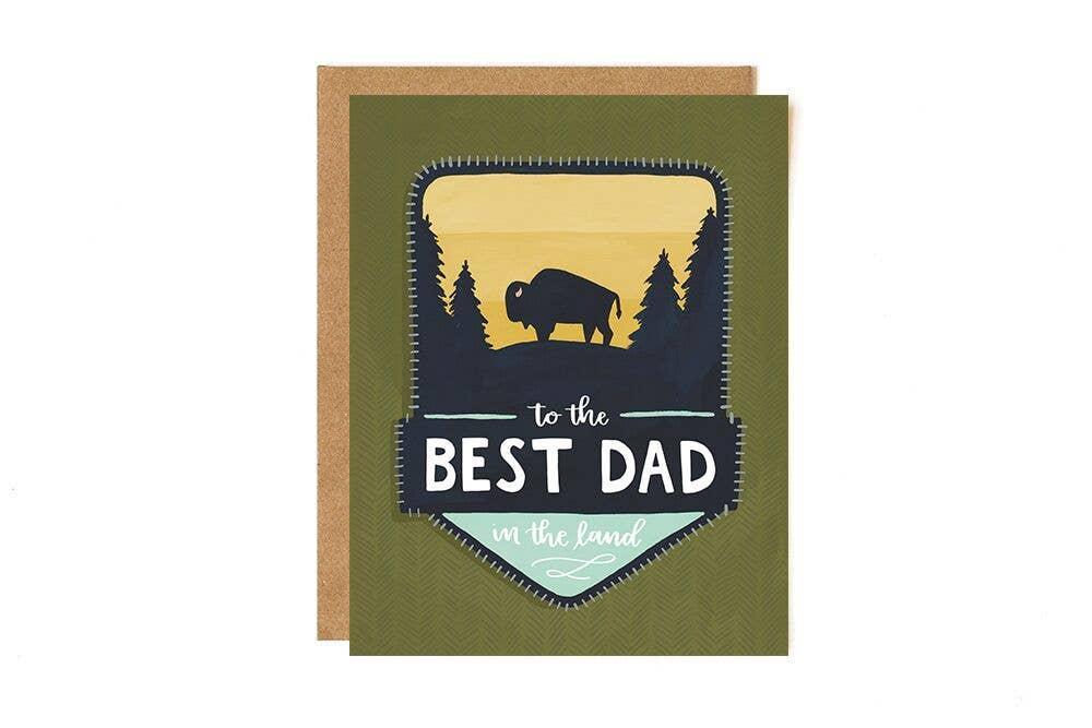 Card - Father's Day - Best Dad Patch by 1Canoe2