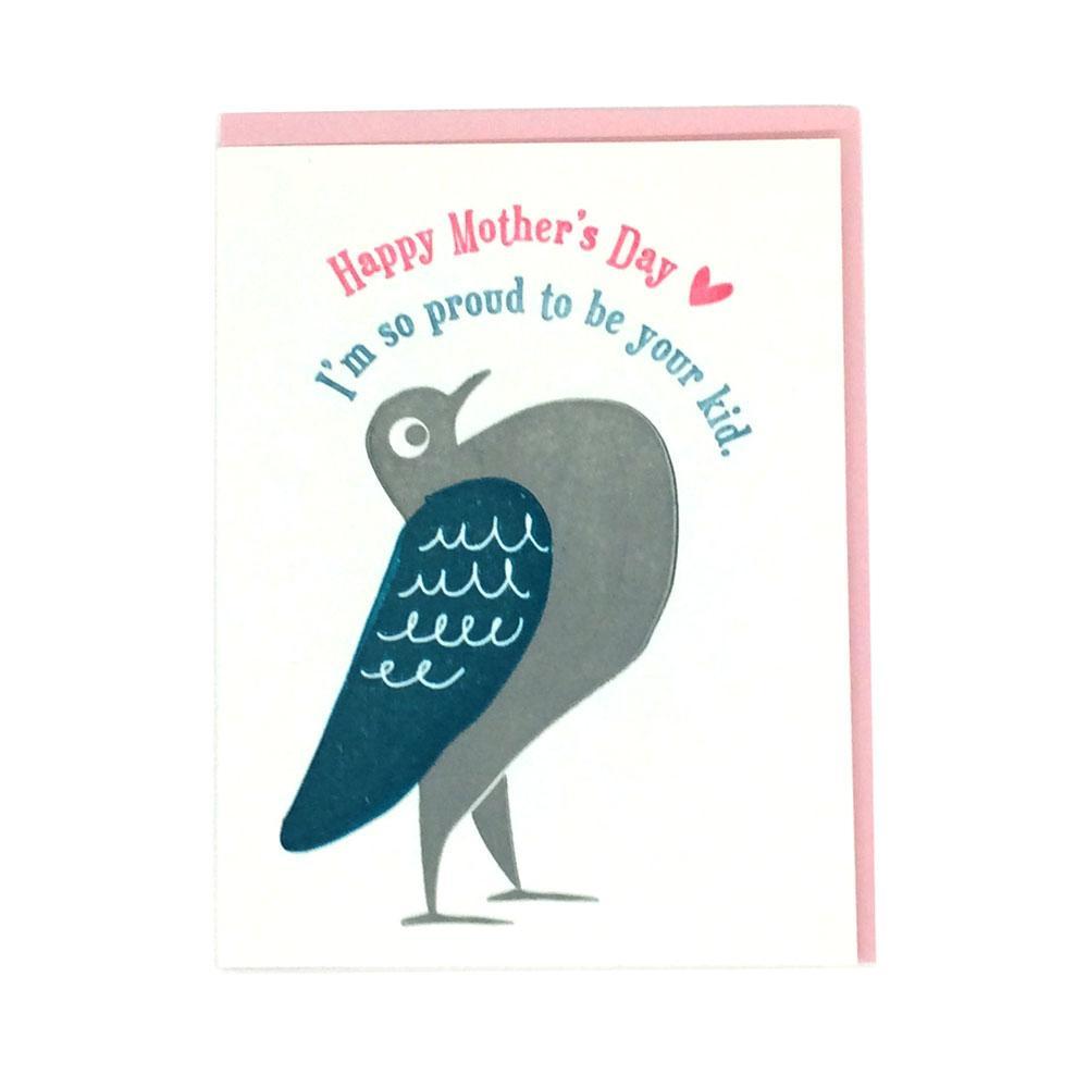 Card - Mother's Day - Proud Pigeon by Ilee Papergoods
