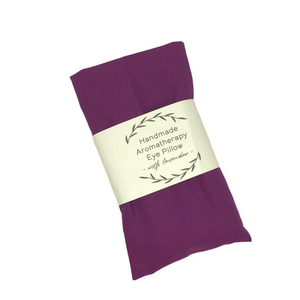 Eye Pillow - Violet (Lavender or Scent Free) by Two Birds Eco Shop