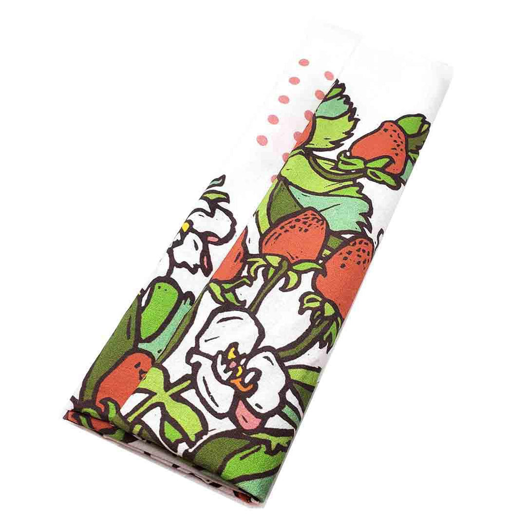 Tea Towel - Strawberries by Little Green