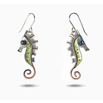 Earrings - Seahorse by Chickenscratch