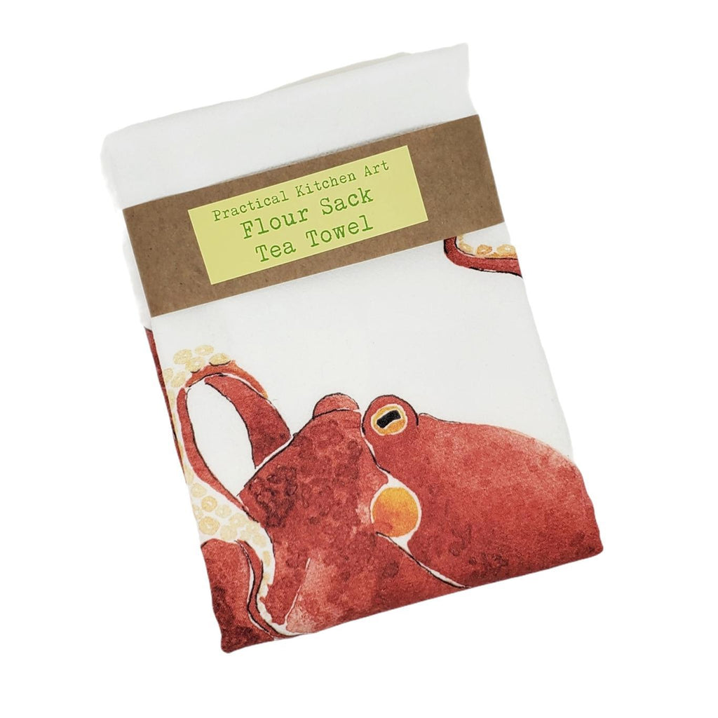 Tea Towel - Octopus by Chavah's Garden