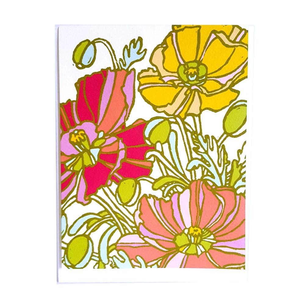 Card - All Occasion - Icelandic Poppies by Little Green