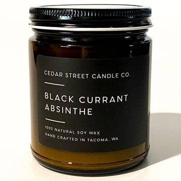 Candle 7oz - Black Currant Absinthe by Cedar Street Candle Co.