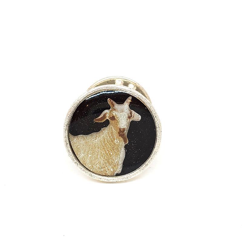Lapel Pin - Goat (Assorted Colors) by XV Studios