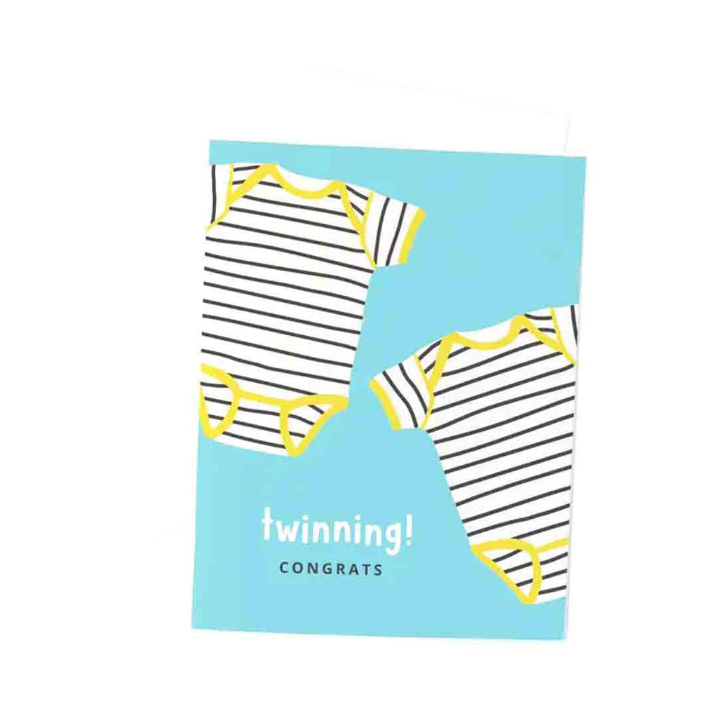 Card - Baby - Twinning by Graphic Anthology