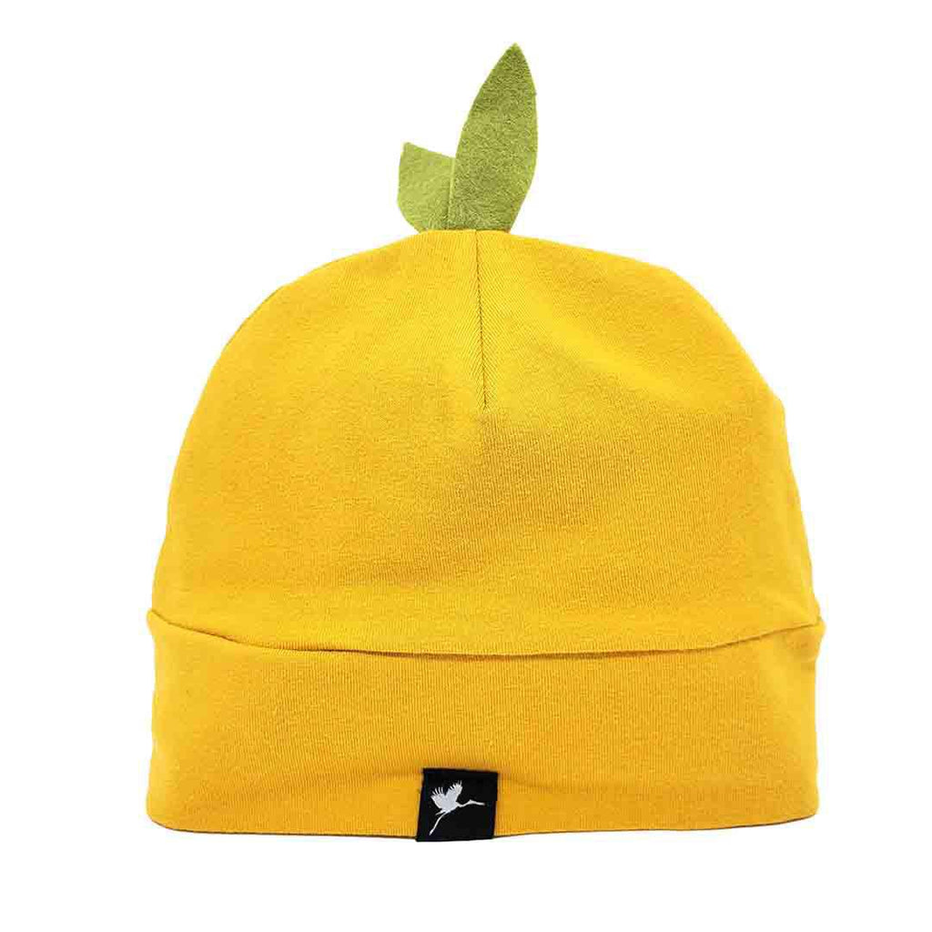 Infant Hat - Eco Sprout Beanie in Lemon Yellow by Hats for Healing