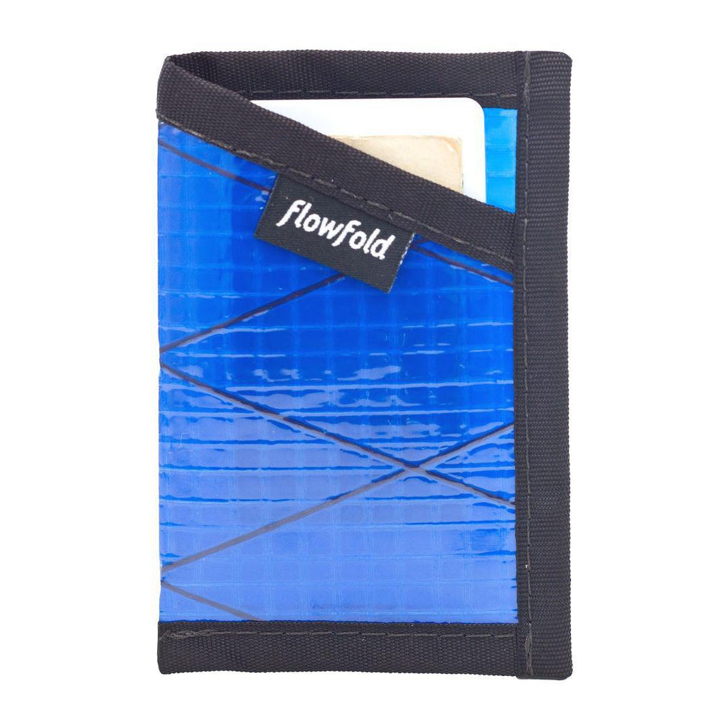 Wallet - Minimalist Card Holder - Blue - by Flowfold