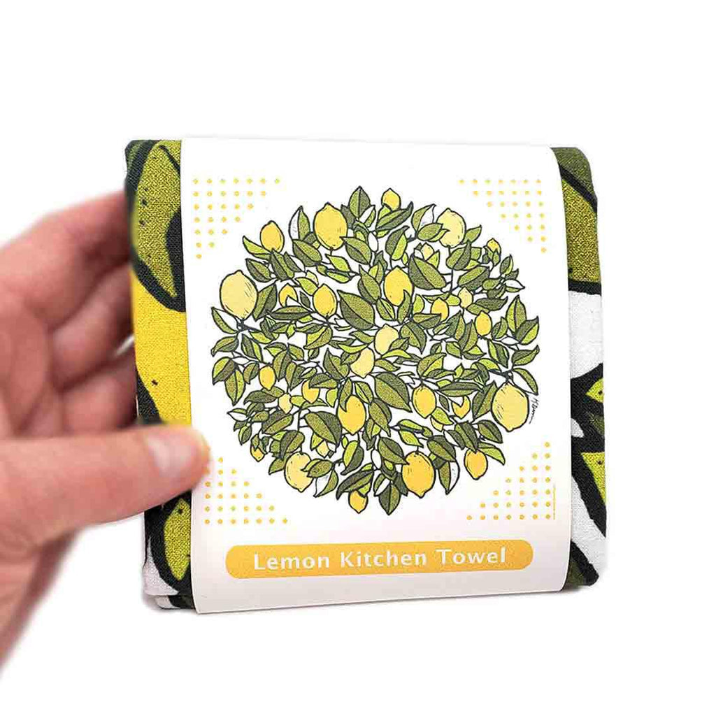 Tea Towel - Lemons by Little Green