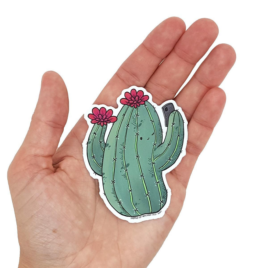 Sticker - Selfie Cactus by World of Whimm