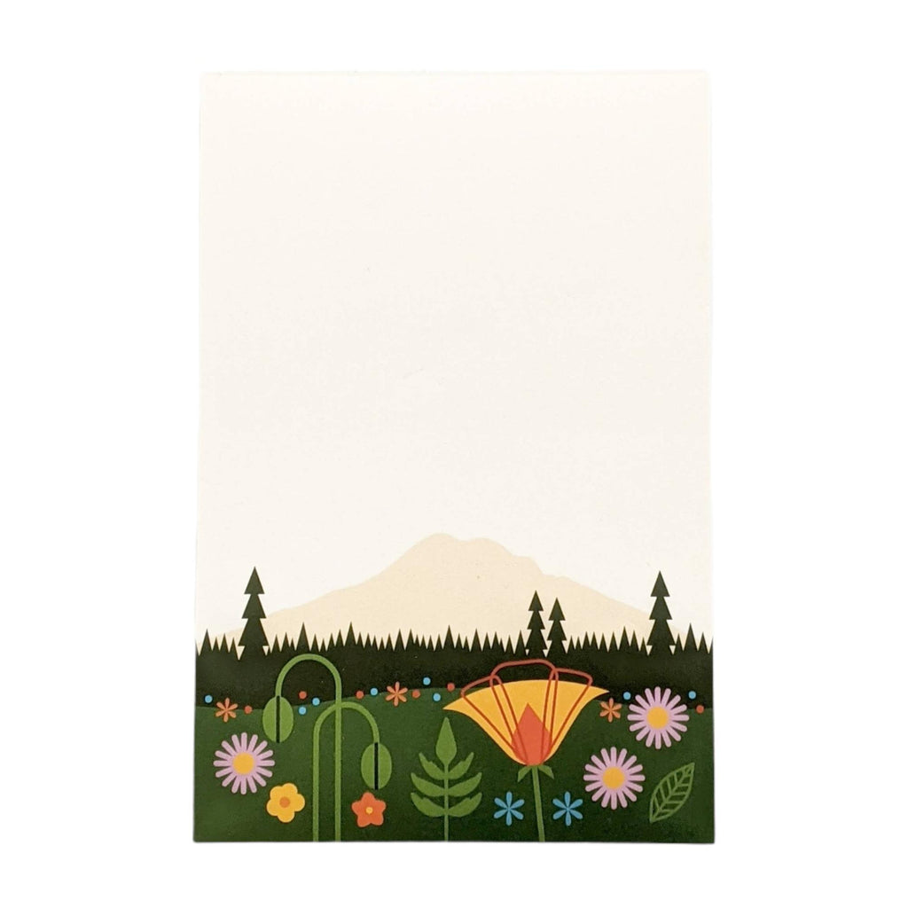 Notepad - 4x6 Mountain Landscape by Amber Leaders Designs
