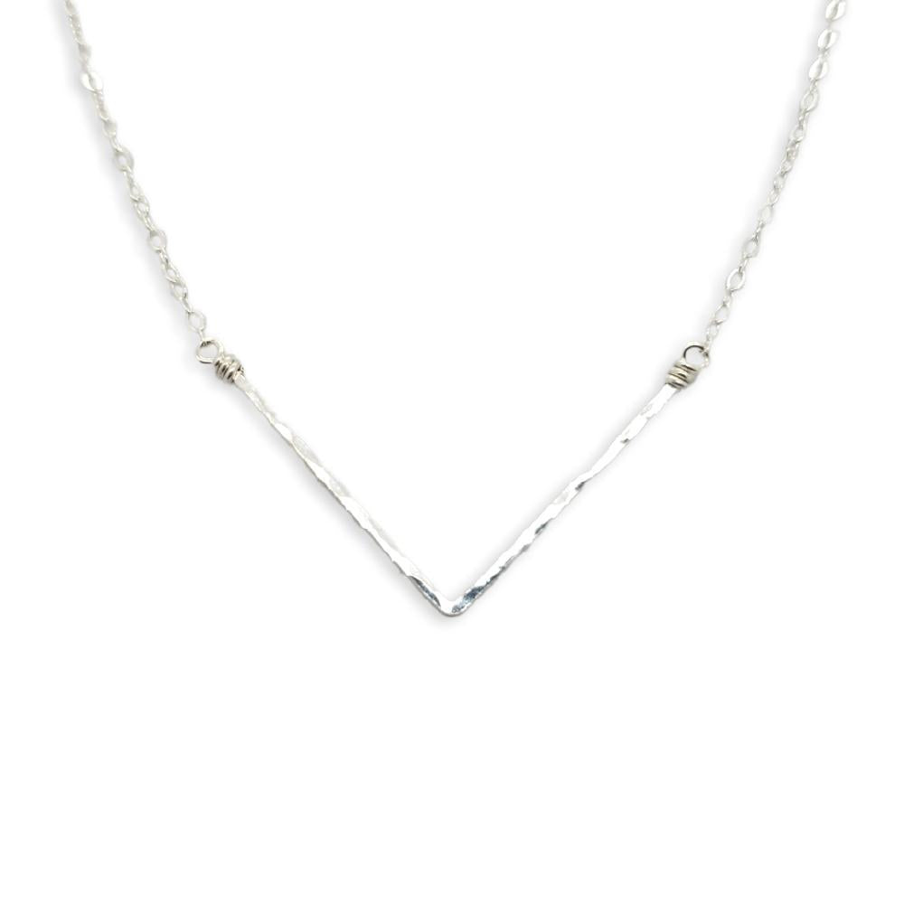Necklace - Chevron Sterling Silver by Foamy Wader