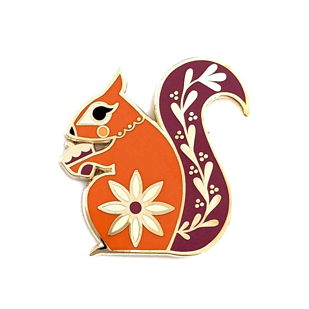 Enamel Pin - Red Squirrel by Amber Leaders Designs