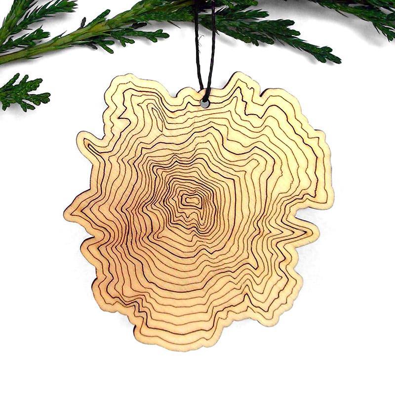Ornament - Mt. Hood Topography by SML