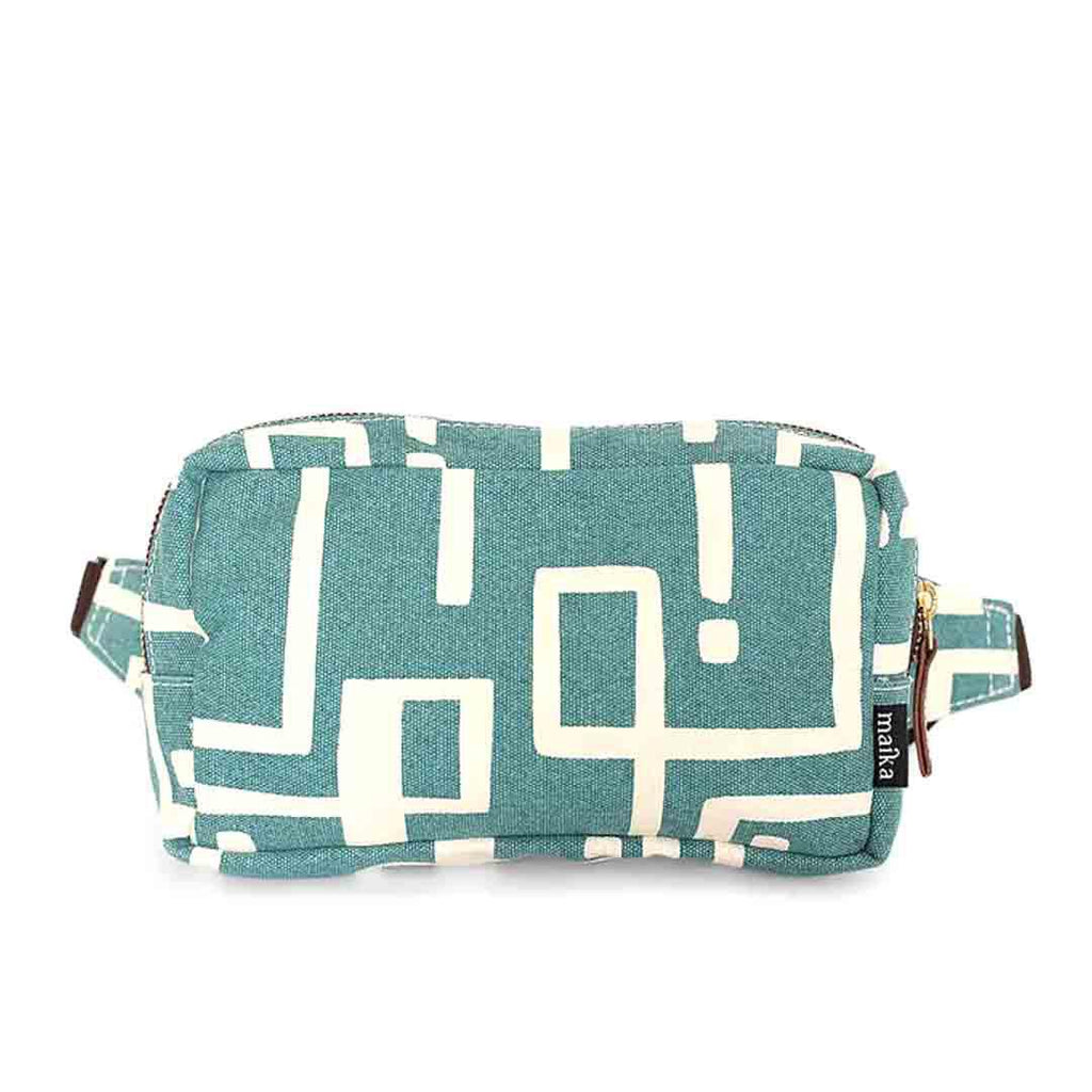 Fanny Pack - Malibu (Teal and White) by Maika