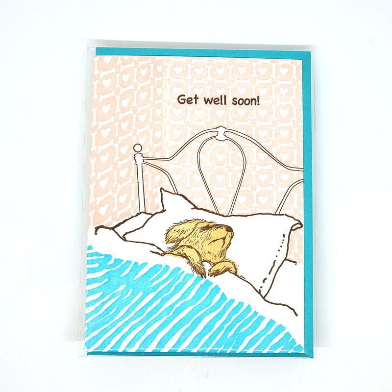 Card - Get Well - Dog Get Well Soon by Ilee Papergoods
